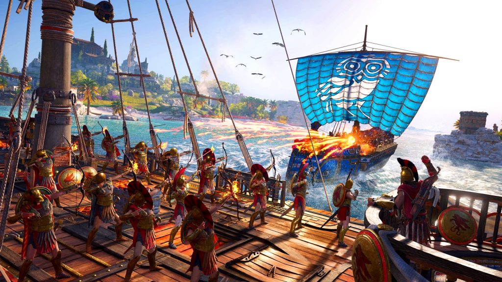 Морской бой в Assassin’s Creed: Odyssey