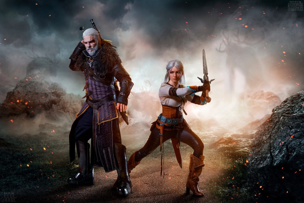 Косплей: Cirilla Fiona Elen Riannon, Geralt of Rivia