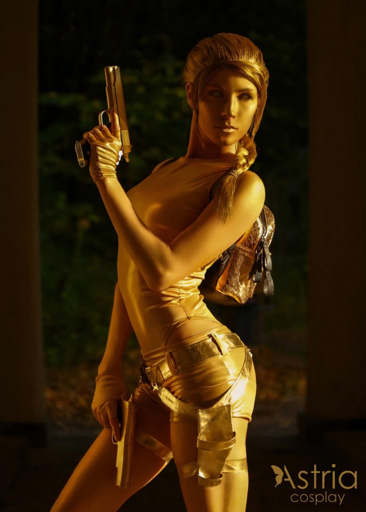 Golden Lara Croft